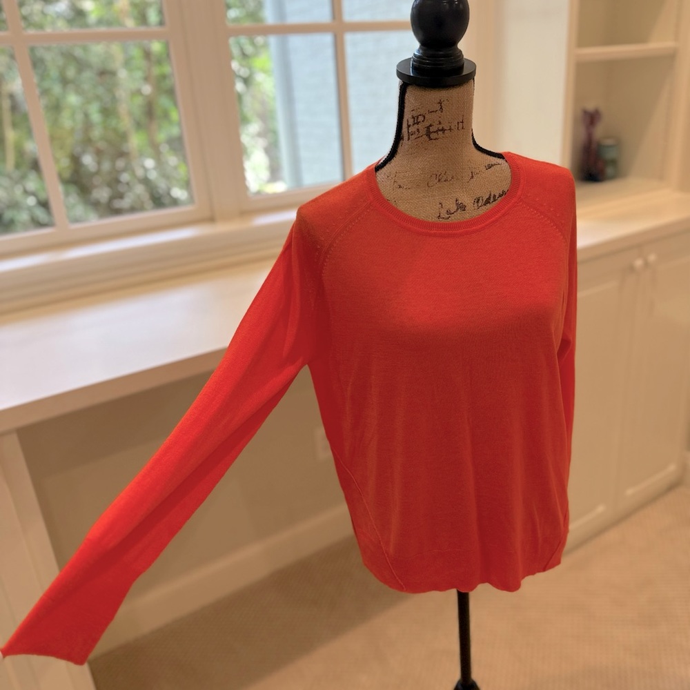 Orange Zara Lightweight Sweater